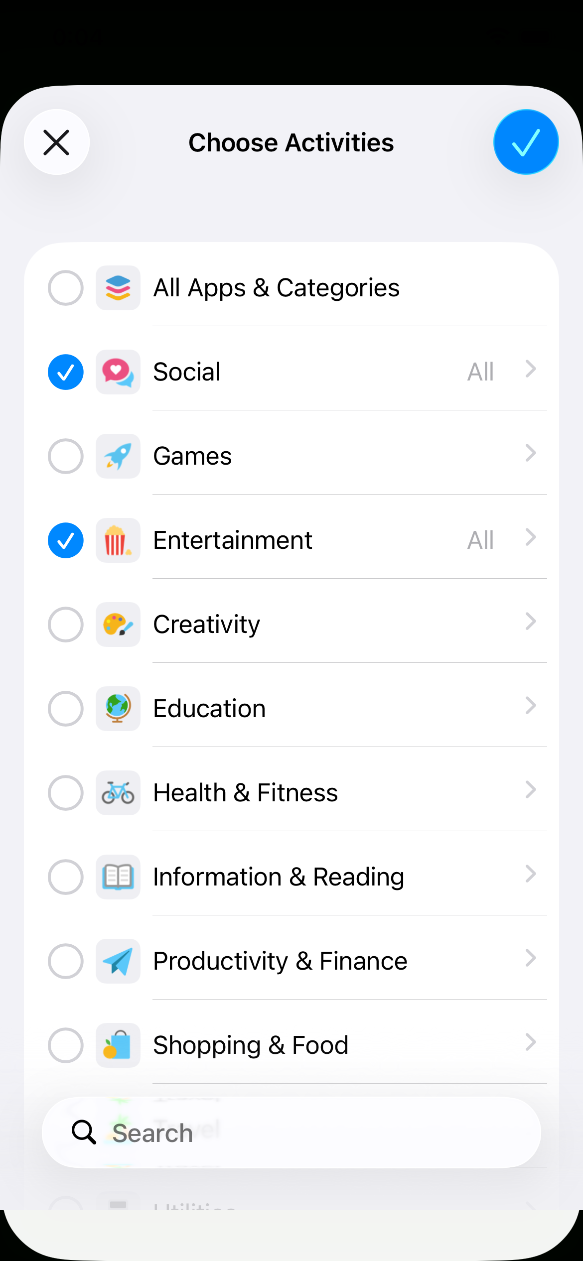 Choose Your Apps
